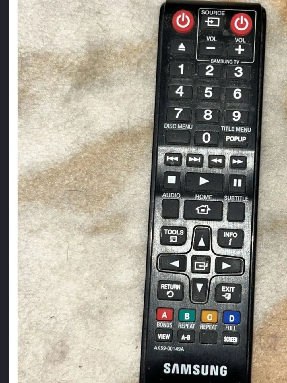 Genuine Samsung AK59-00149A Wireless Controller For Various Blu-Ray Players